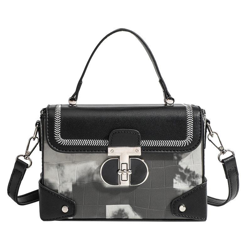 Schoudertas, nieuw hoogwaardig krokodillenpatroon, kleine vierkante tas, veelzijdig nicheontwerp, eenvoudige handzame koerierstas_voghion.com