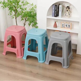 Manufacturer Wholesale Thickened Plastic Stool Butterfly Stool for Living Room and Dining Room, High Outdoor Leisure Stool, Thickened and Durable