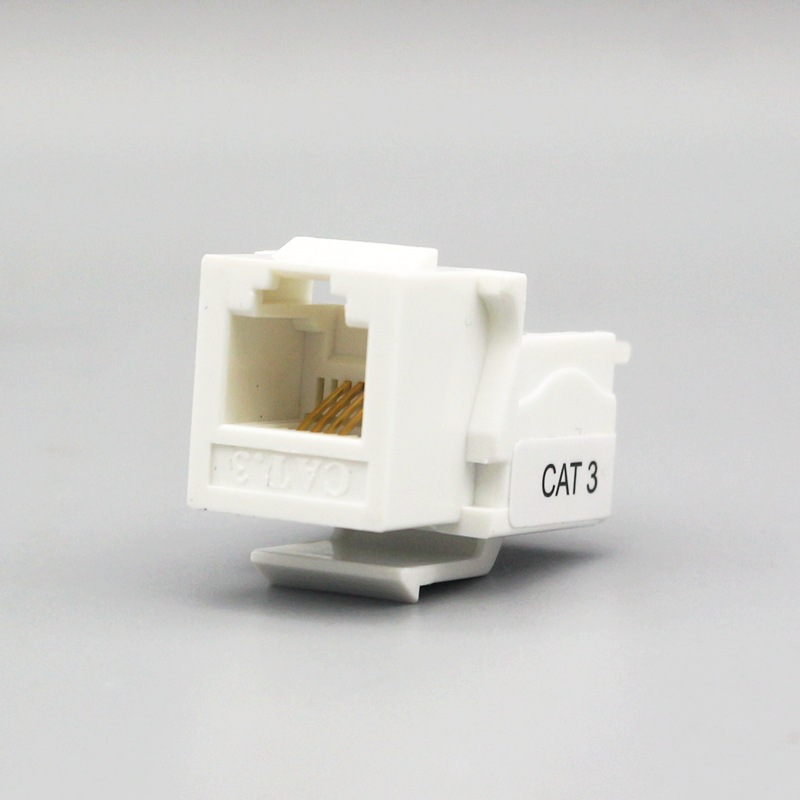 免打线电话模块 CAT3语音电话插座 RJ11电话插口接二芯或者四芯线
