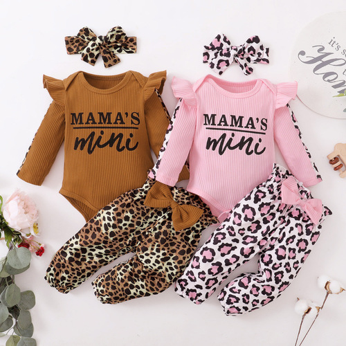 3 Pcs Newborn Clothes Baby Girl Clothes Sets Infant Outfits