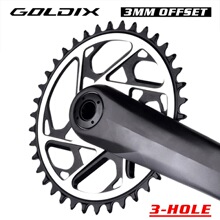 GOLDIXɽ������܇3mm 3ᔱPƬMTB�݆CNC��ؓ�X�PƬ34T/36T/38T