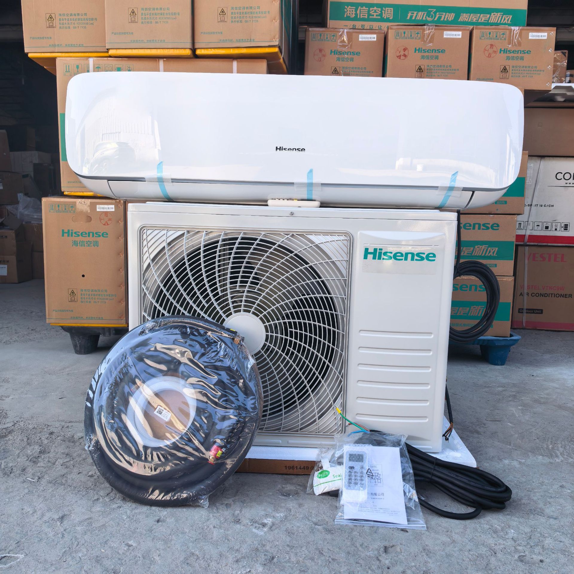 Eksport darajasidagi konditsionerlar, 1/1.5/2/2.5/4/5HP, 9000/12000/18000/24000Btu inverter modeli.