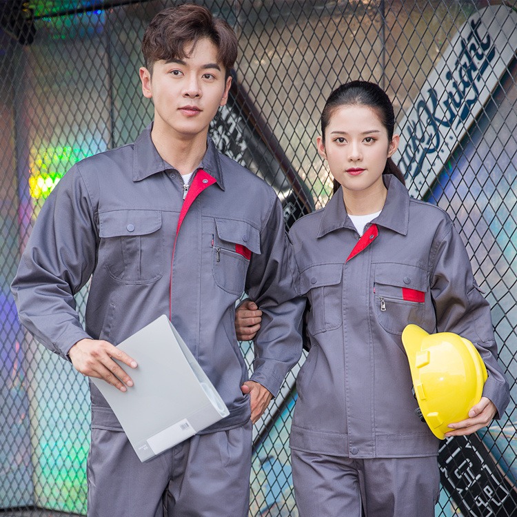 Trajes de trabajo de algodón masculino primavera y otoño grueso desgaste fábrica de ropa de protección laboral taller de soldadura personalizado