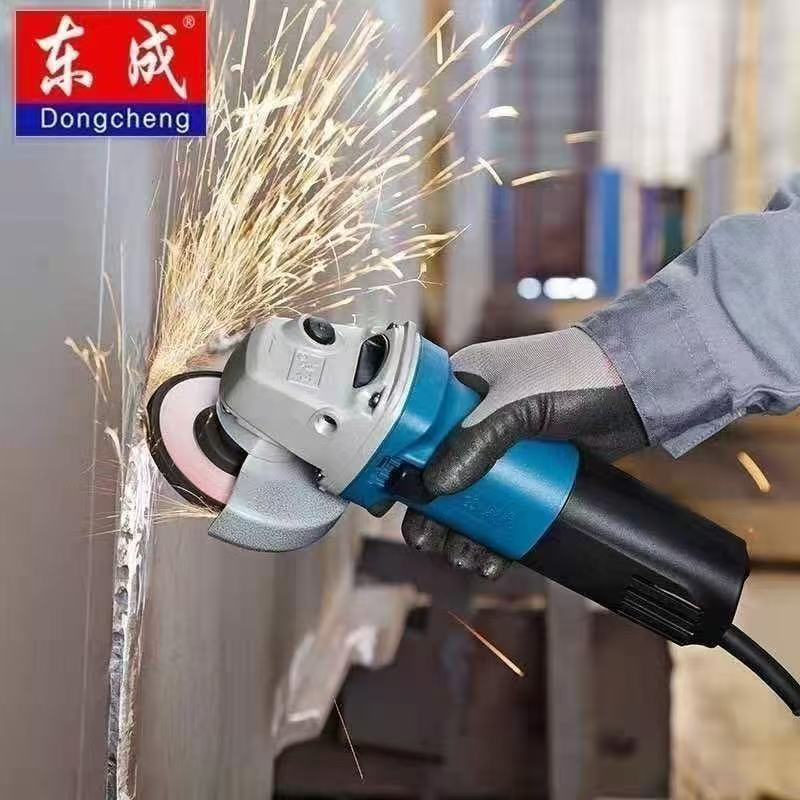 Dongcheng 純正アングルグラインダー速度調整可能なハイパワー家庭用多目的グラインダー研削ハンドグラインダー切断機アングルグラインダー|undefined