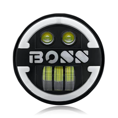 Bestseller Harley Motorcycle Spotlight 5.75 inch 60W Wrangler BOSS Car LED Headlight Modified Daytime Running Light (Motorcycle headlights, headlights) - 575inch-wrangler-boss-model-lights