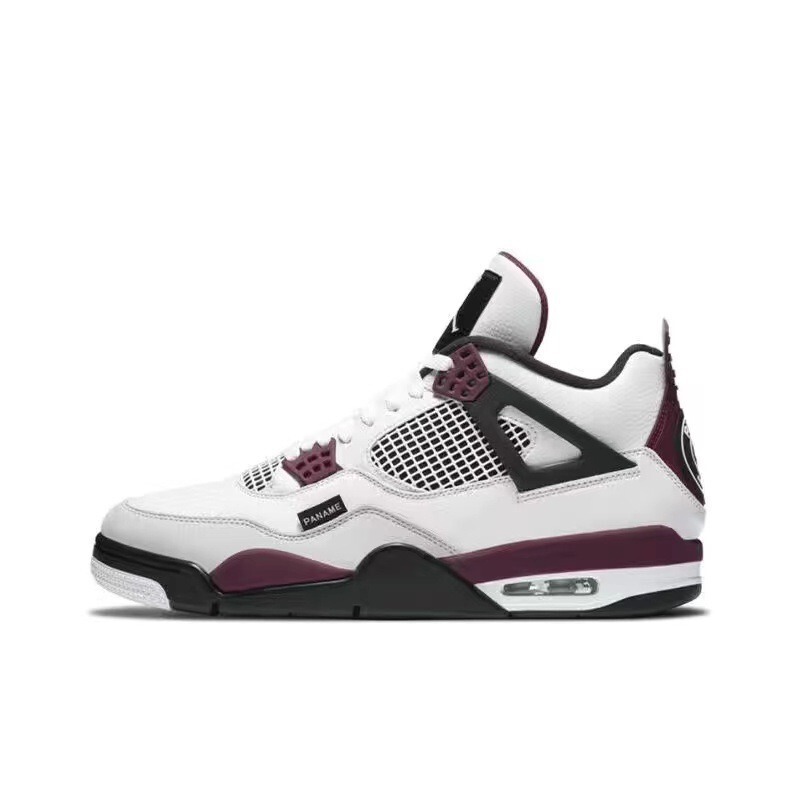 純正オリジナル AJ4 バスケットボールシューズ 電動スポーツシューズ ホワイトセメント ミッドナイトオーリー 男女カップル スポーツトレンド|undefined