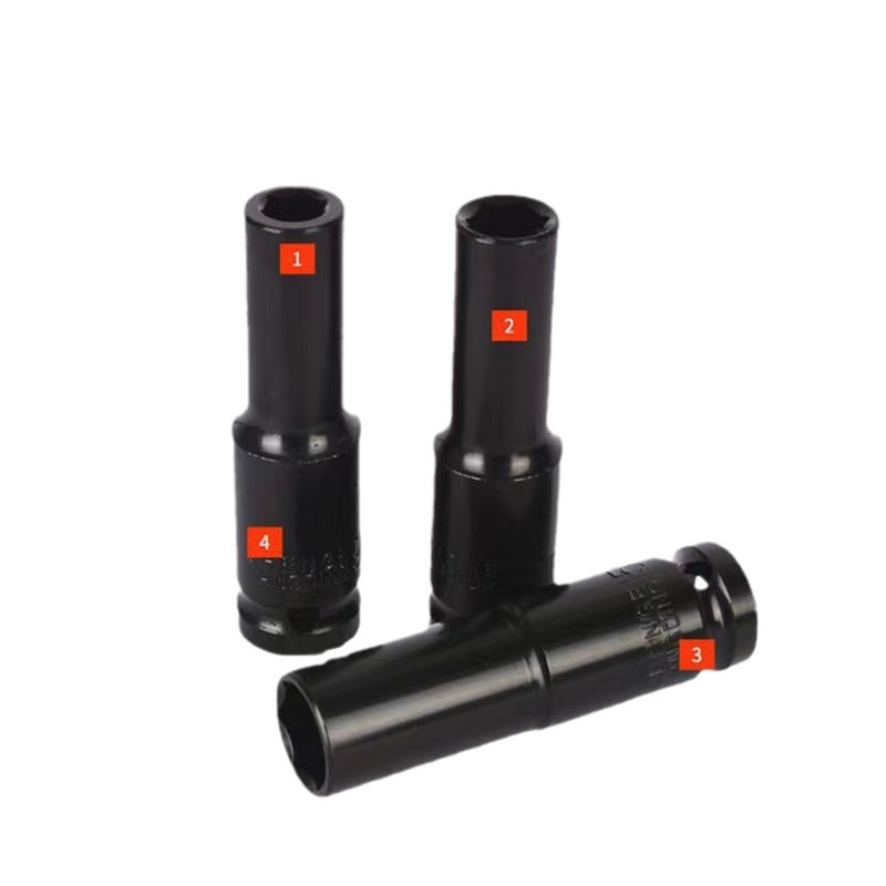Llave eléctrica traje de enchufe alargado llave hexagonal gran pistola de aire volador pullover reparación de la máquina de reparación de automóviles conjunto 8-32mm