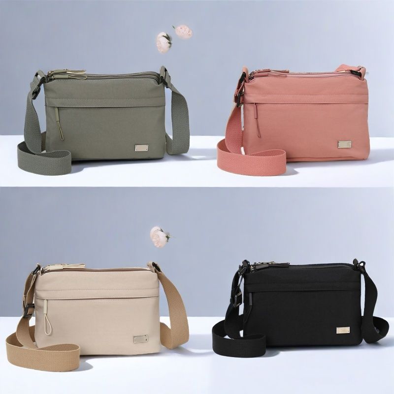 Universal nylon shoulder bag for men and women