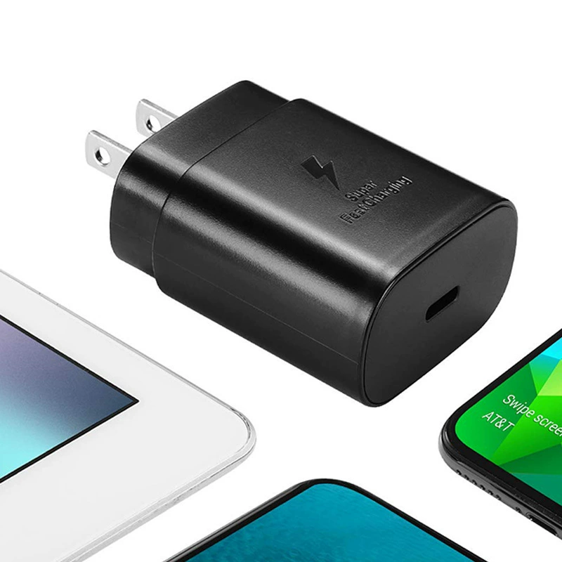 Подходит для USB-C зарядного устройства Samsung мобильного телефона Super Fast Charge 2.0TA800 адаптерUS стандарт Европейский стандарт Британский стандарт