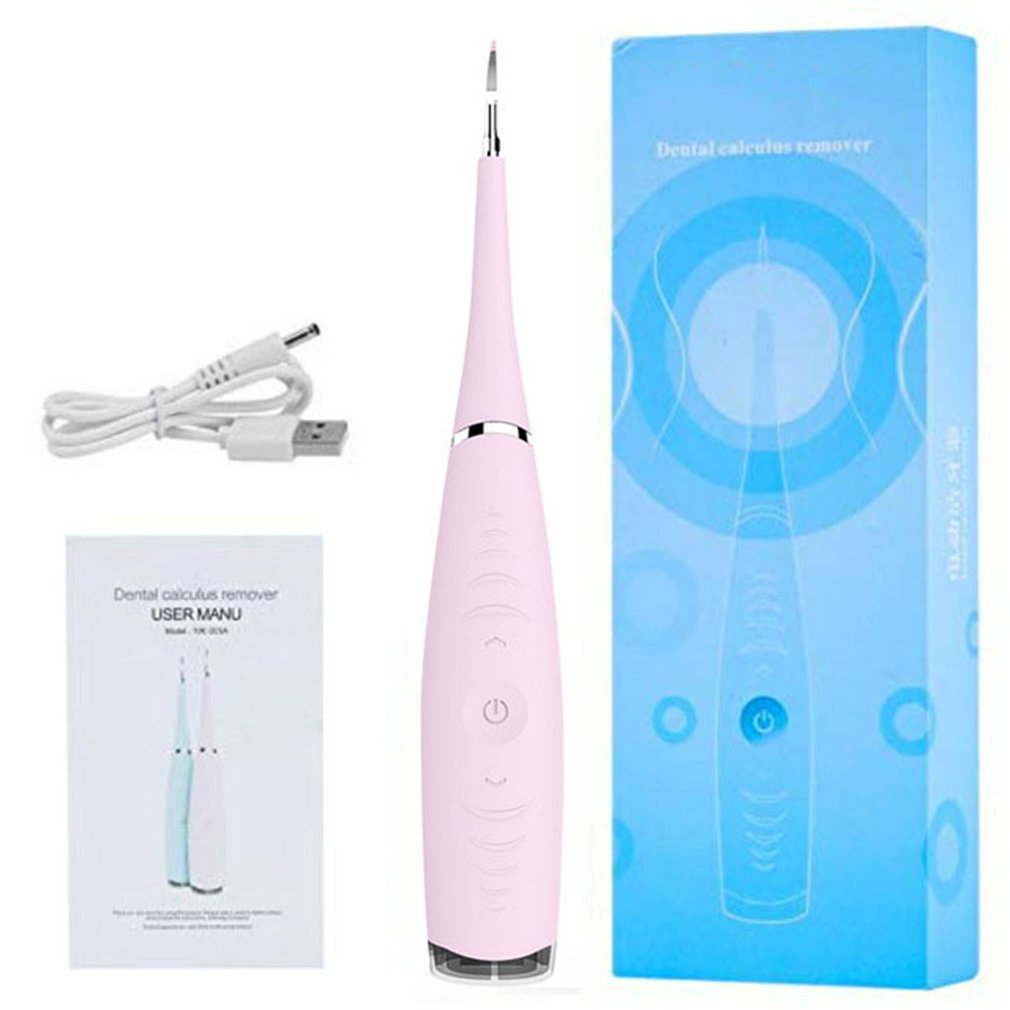 Ultrasonic tooth scaler for removing dental calculus, teeth whitening device for home use, face washing toothbrush, oral irrigator for removing yellow and black teeth, tobacco stains