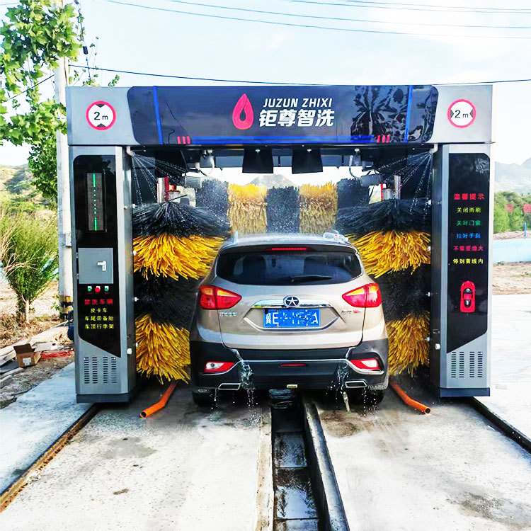 Máquina de lavado de autos para gasolinera, máquina de limpieza recíproca, autoservicio inteligente sin personal, totalmente automática de alta presión