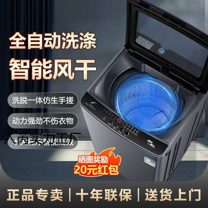 洗濯機 家庭用 大容量 全自動洗濯 小型 夏用 脱着一体型 賃貸寮|undefined