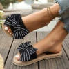 Striped black and white