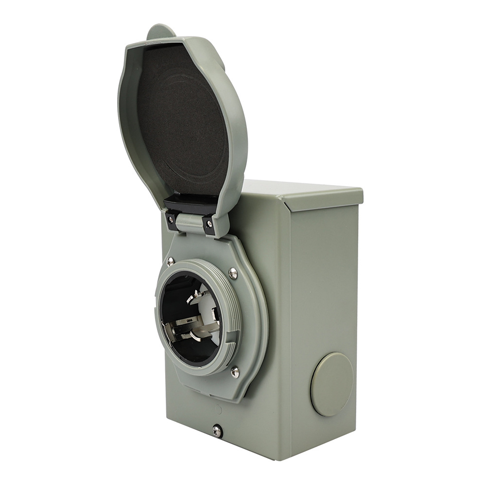 美式家用工业充电桩发电机充电桩NEMA L5-30P带指示灯ETL认证