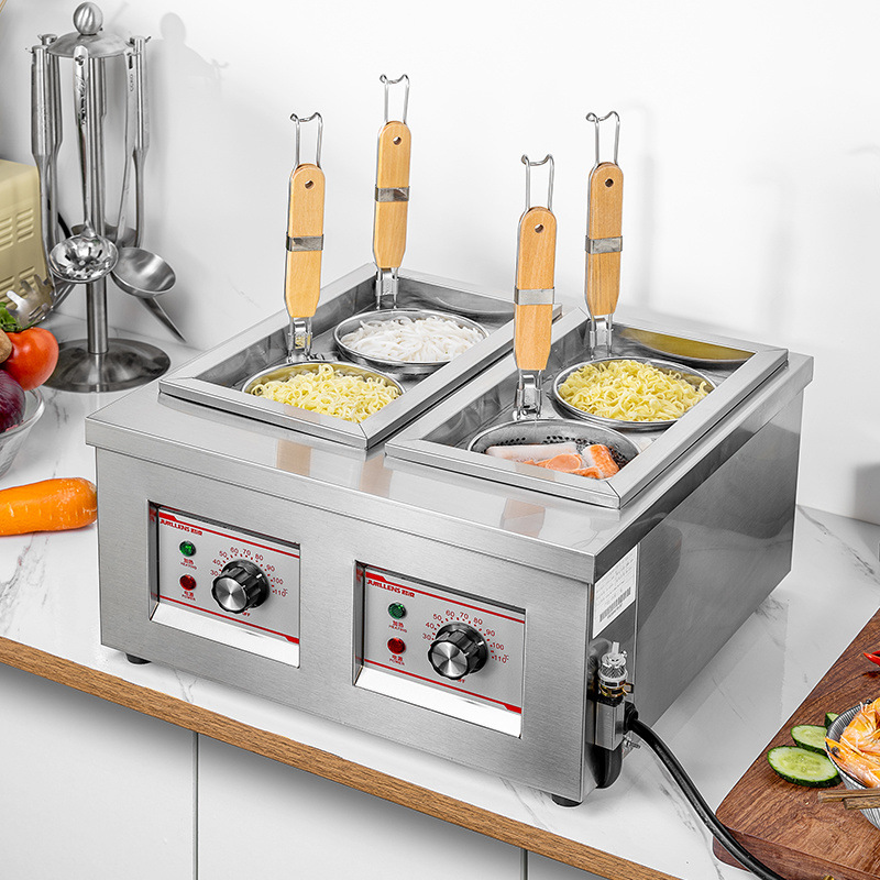 台式煮面炉商用多功能煮食炉下面机煮面桶汤粉炉电热麻辣烫锅