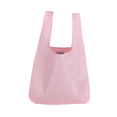 Oxford cloth foldable shopping bag with logo printing, creative and eco-friendly polyester handy carry bag
