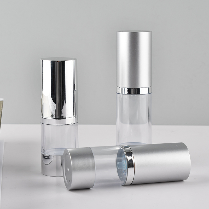 15ml 30ml 50mlUV plata caliente botella de vacío botella de loción spray niebla fina botella de mesa botella de prensa
