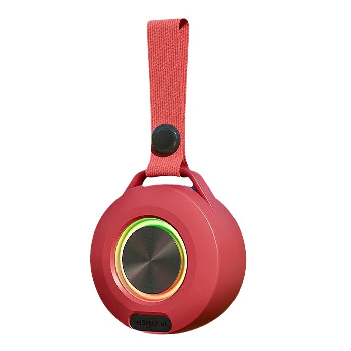 Transfronterizo mini bluetooth pequeño sonido montar subwoofer inalámbrico al aire libre impermeable portable regalo colgante altavoz