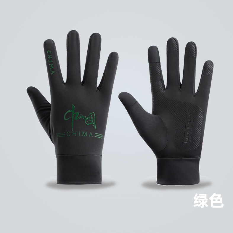 Guantes de protección solar para hombres verano anti-deslizante anti-UV conducir para llevar luas guantes de hielo de pesca