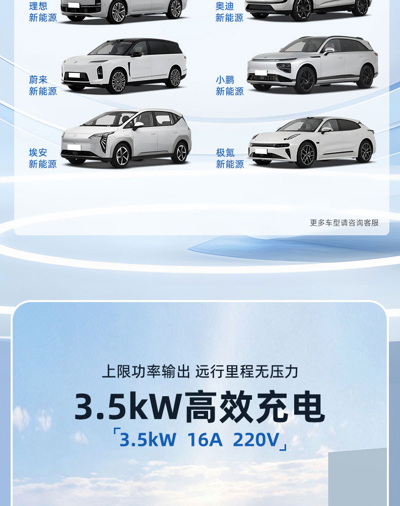 New Energy Electric Vehicle Home Charging Gun Byd Portable On-Board Charger New National Standard 3C Certification