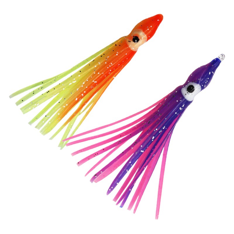 20-color multi-Barba sello luminoso cebo colorido mini biónico Luya cebo falso cebo de Pesca de Mar cebo de calamar al por mayor