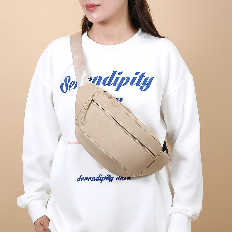 Nuevo bolso de pecho de moda transfronterizo de gran capacidad bolso de ocio de estudiantes portátil bolso de cintura simple