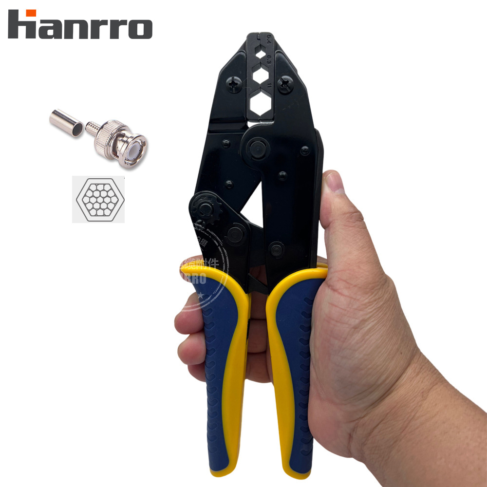 LSE-457同轴压线钳网络电视同轴连接器工具钳子