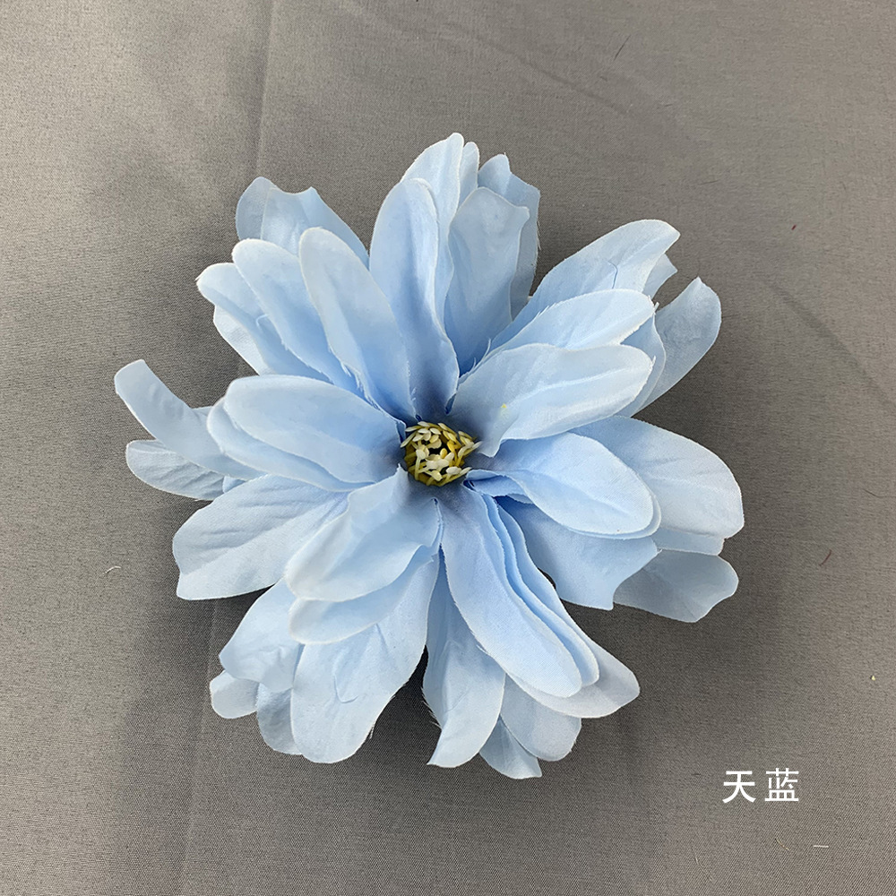 Simulación de flores de orquídea 14cm diámetro de orquídea violeta material de lámpara de flores DIY flor de pared flor de flores falsas flores