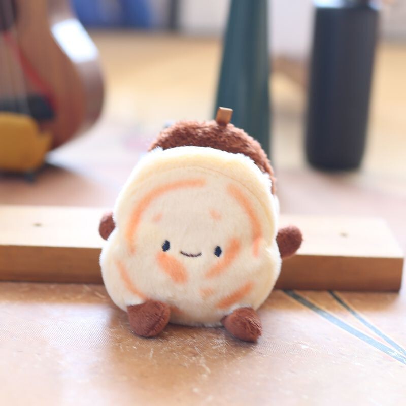 ネット赤かわいい萌え肉饅頭小ストラップぬいぐるみ漫画バッグ掛けキーホルダー人形人形|undefined