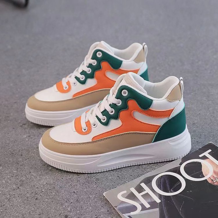 Chaussures de Tennis en cuir pour femmes, baskets en maille synthétique, Absorption des chocs, respirantes, faciles à nettoyer_voghion.com