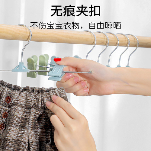 A2938 plastic trouser clip trouser rack trouser clip skirt clip underwear hanger home clothing store hanger