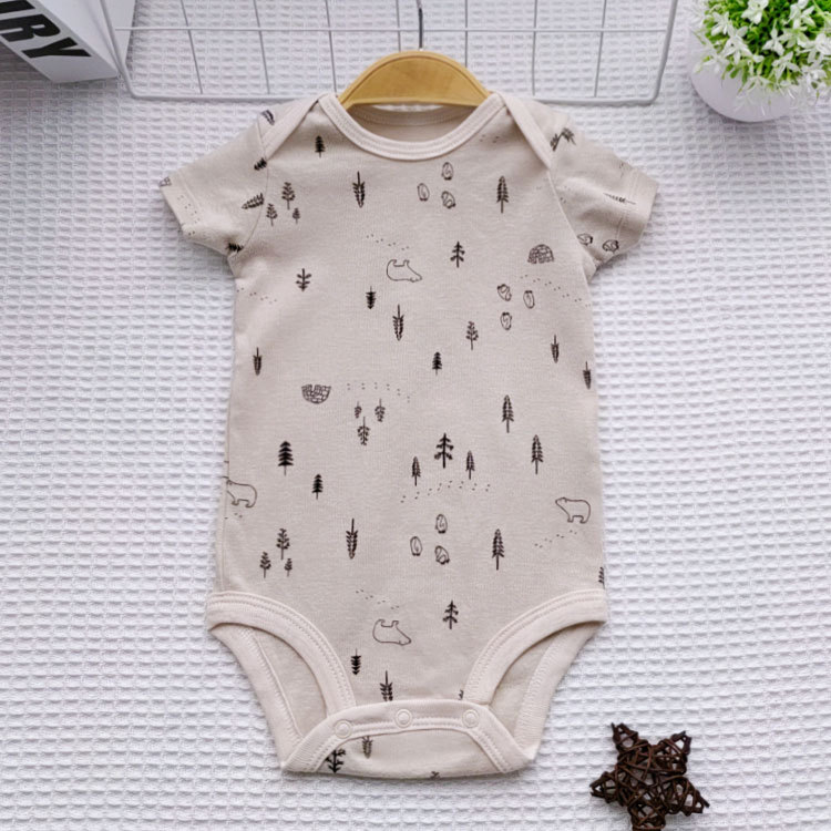 160g Weight Cotton Fabric Type Bodysuits Tops Type Regular Fit Fit Type Cartoon Pattern Summer, Spring, Autumn Season Baby General Gender Cute Style Cute Cartoon Cotton Jumpsuits 2