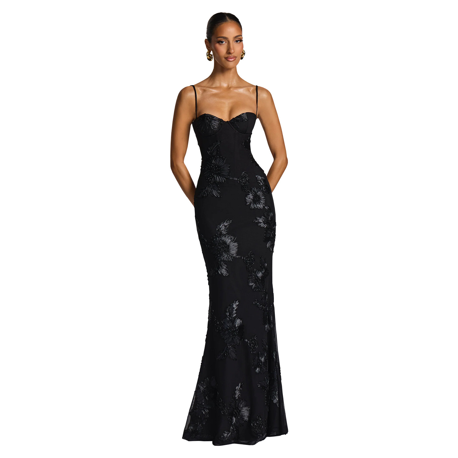 C7672 Aliexpress transfronterizo Amazon Europa y América moda moda femenina temperamento sexy Jacquard vestido de fiesta