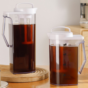 2025 Refrigerator Cold Water Kettle Household Water Storage Cold Water Cup Large Capacity Cold Tea Pot Curling Water Kettle Beverage Barrel Coffee Pot