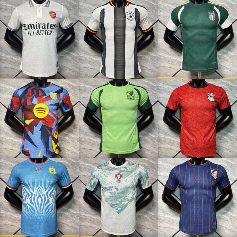 Wholesale 2026 New Player Version Football Jerseys Arsenal Polo Shirts Real Madrid Barcelona Brazil Breathable Quick-Dry Jerseys