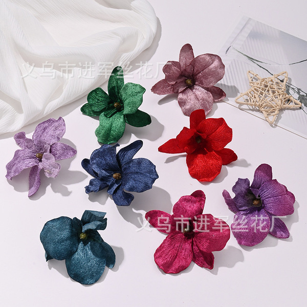 Velvet hair accessory for bride