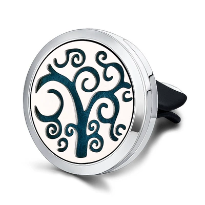 Car Perfume Aromatherapy — stainless steel car aromatherapy clip - 033