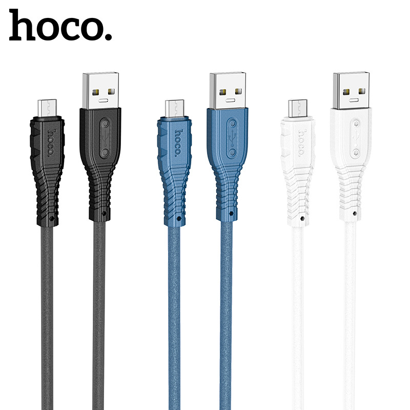 HOCO/浩酷 X67适用苹果iPhone手机充电数据线micro安卓纳米硅胶线