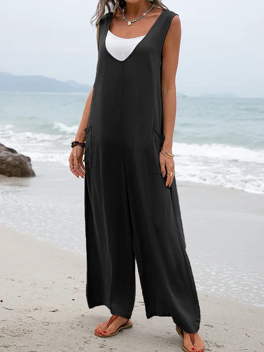 Women's Daily Casual Solid Color Full Length Jumpsuits display picture 22