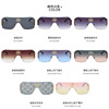 Fashionable sunglasses suitable for men and women, human head, glasses, European style