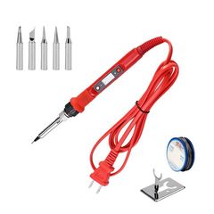 Factory Direct Sale Cross-border Foreign Trade European Standard US Standard 80W High Power LCD Digital Temperature Control Soldering Iron