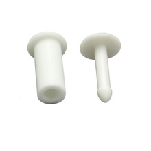 塑料装订扣 按压账本扣 文具扣 子母扣 尼龙铆钉7*10白色透明黑色