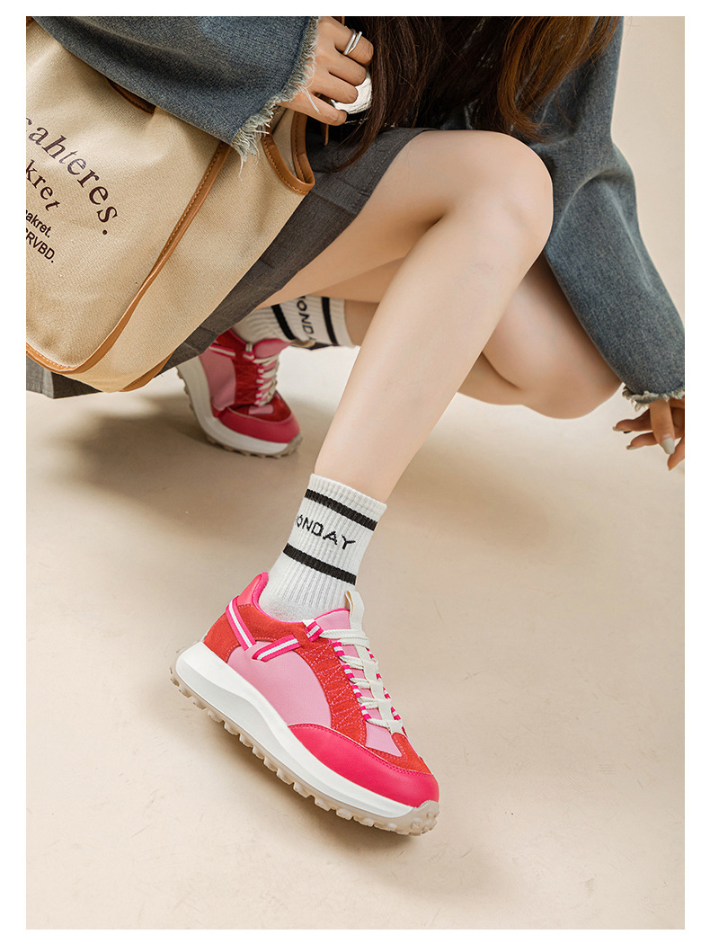 Women Running Shoes Walking Shoes Tennis Shoes Sneakers Rubber Sole Easy To Clean Cushioned Shock Absorption Footwear Sneakers_voghion.com