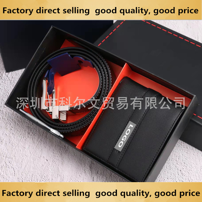 Cross-Border European and American Foreign Trade Levi's Tommy Belt Men's Wallet Belt Versatile Business Suit Gift Box