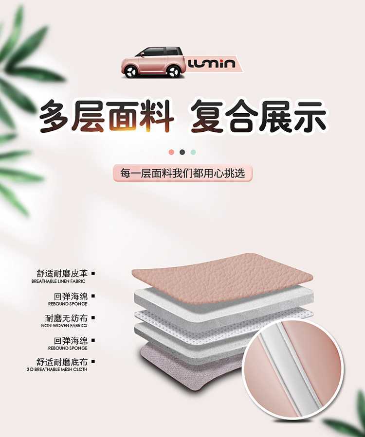 2026 model 25 Changan Womu Lumin special car seat covers, Fragrant Edition/Sweet Edition, all-season full-cover seat cushions