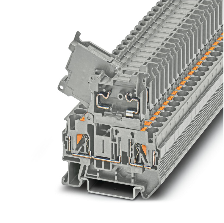 菲尼克斯保险丝接线端子PT 4-HESILED 24 (5X20) GY/GY - 1058860