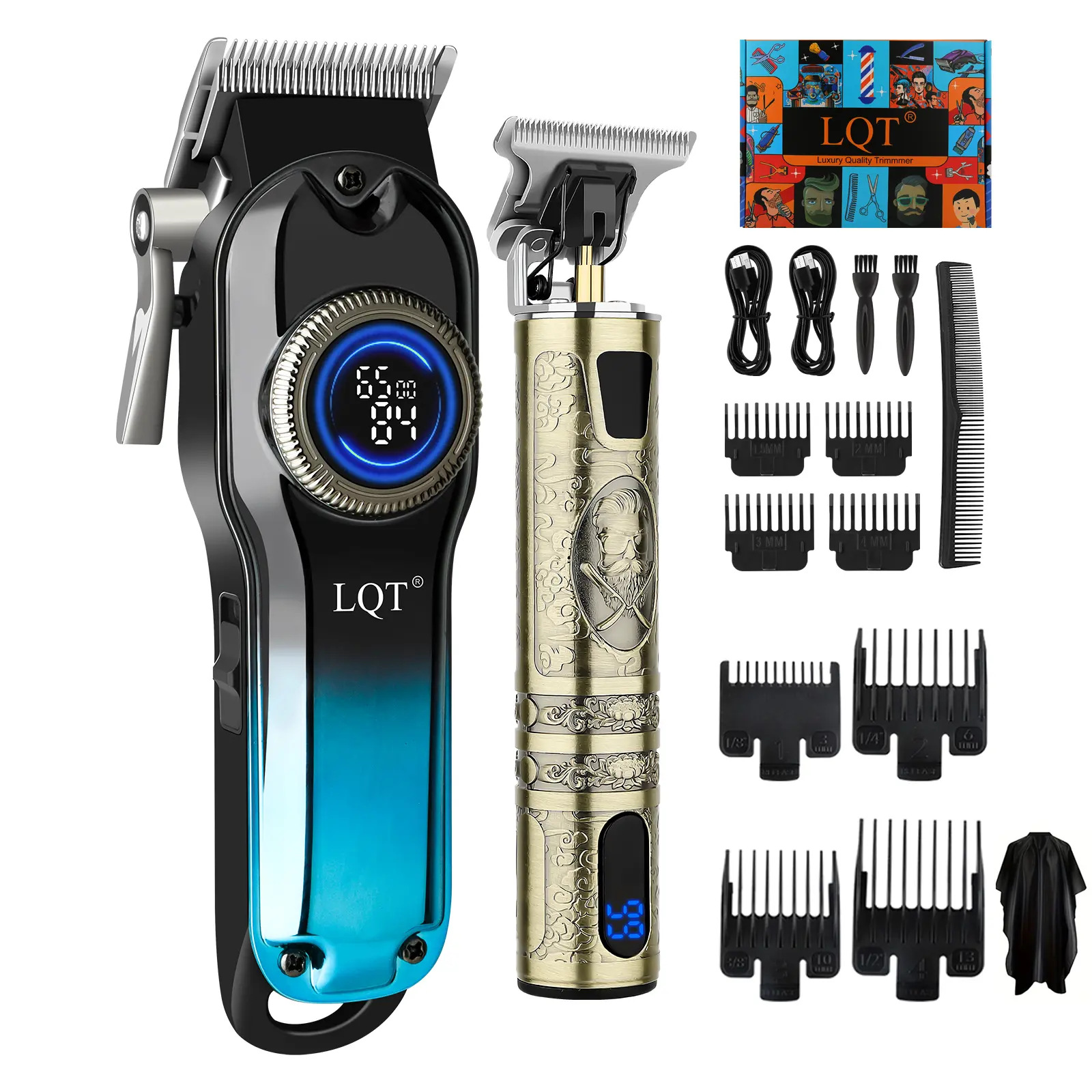 LQT - 889 Azul + barba metálica