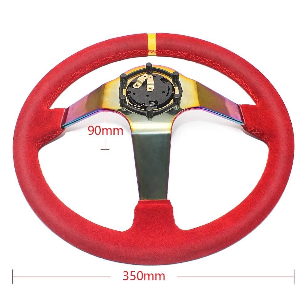 14 inch Sparco Universal Racing Deep Dish Steering Wheel