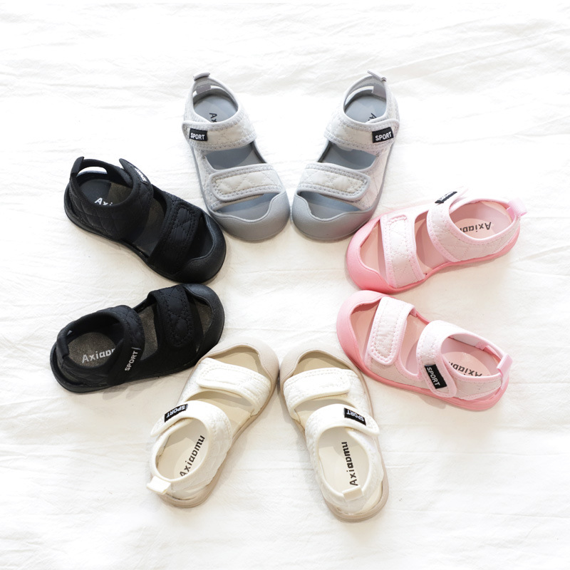 Children's Sports Shoes, Girls' Sandals, Summer 2026 Model, Closed-Toe Baby Shoes, Boys' Velcro Casual Shoes, for Older Children