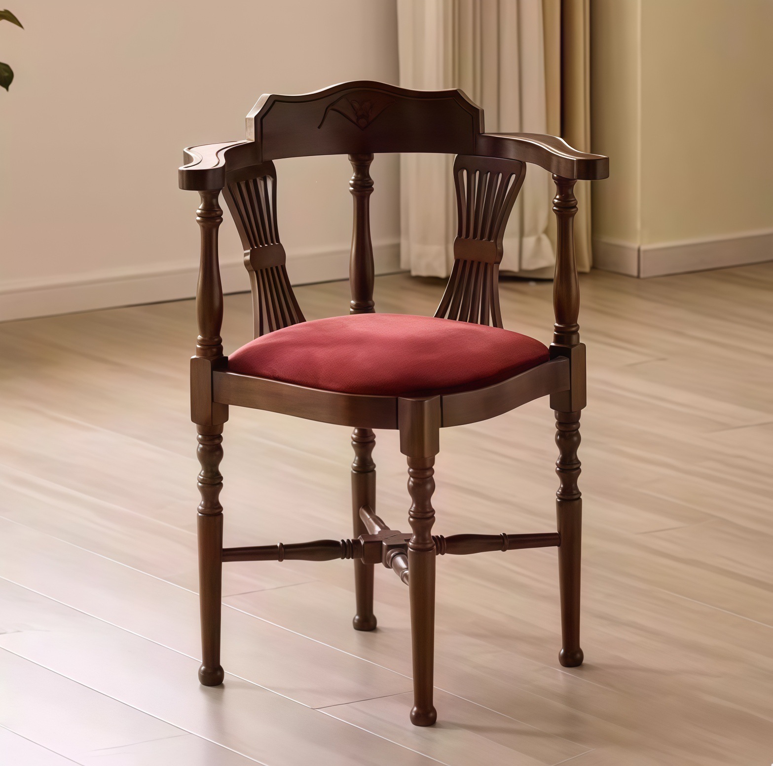 Sillas de comedor de madera sólida estilo retro francés estilo medieval diseño sillón de restaurante respaldo casero cocina de cocina